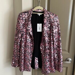 Pink sequined jacket